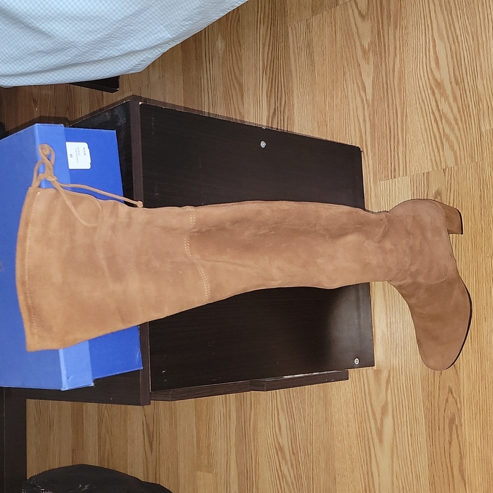 STUART WEITZMAN Hunterland Suede Over-The-Knee Boots (OTK) - Picture 8 of 10